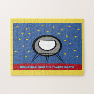 Quebra-cabeça de homem espacial