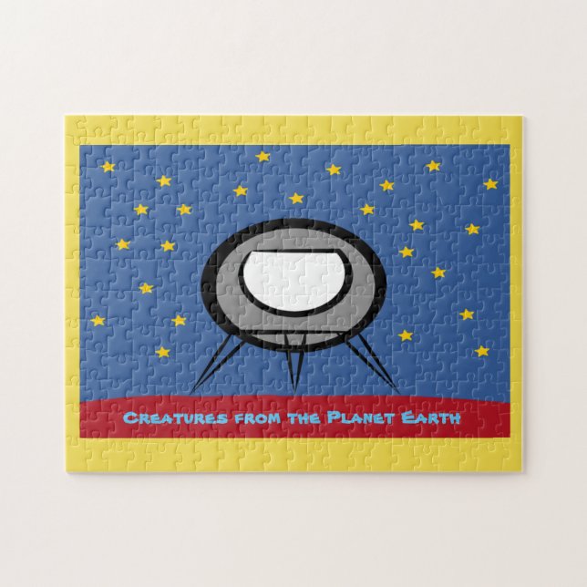 Quebra-cabeça de homem espacial (Horizontal)