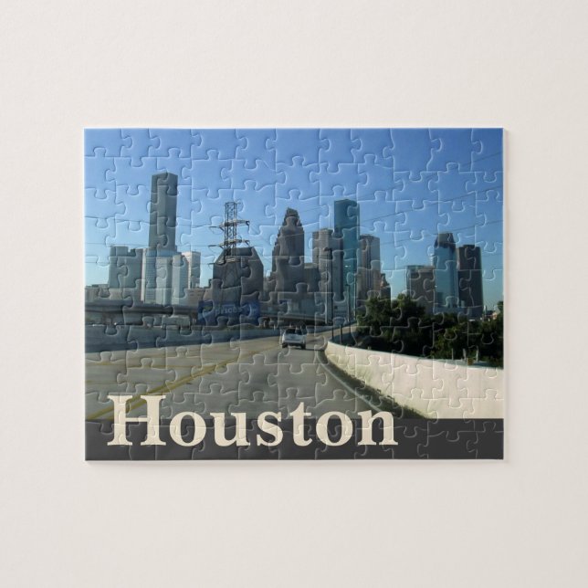 Quebra-cabeça de Houston Texas (Horizontal)