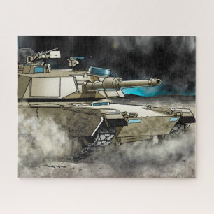 quebra-cabeça de imagem de tanque Diário M1 da G