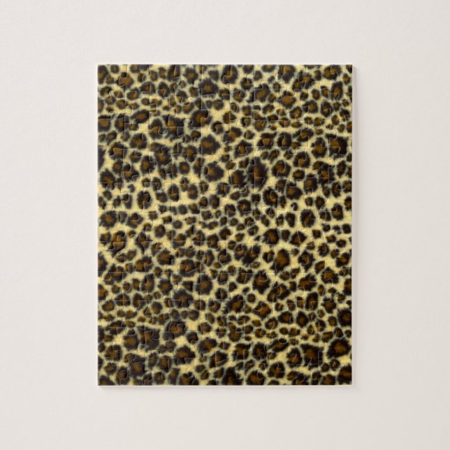 Quebra-cabeça de Impressão Leopardo (Vertical)