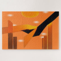 Quebra-cabeça de Inspiração Laranja