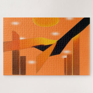 Quebra-cabeça de Inspiração Laranja