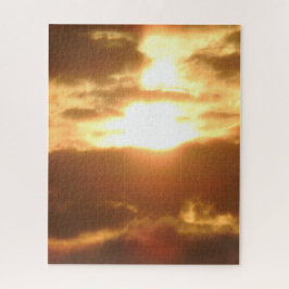 Quebra-cabeça de inverno sunset