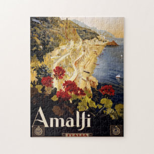 Quebra-cabeça de Italia da costa de Amalfi