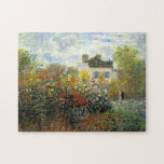 Quebra-cabeça de Jardim Rosa Monet<br><div class="desc">Monet Rosa Garden quebra-cabeça. Óleo na canvas de 1883. O impressionista francês Claude Monet criou algumas das mais belas paisagens de jardim perto de sua casa em Giverny. Esta é uma de suas obras anteriores representando um jardim de rosa pela manhã perto do Argenteuil. O trabalho apresenta rosas amarelos, vermelhos...</div>