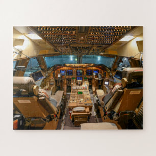Quebra-cabeça de Jato de Cockpit Comercial
