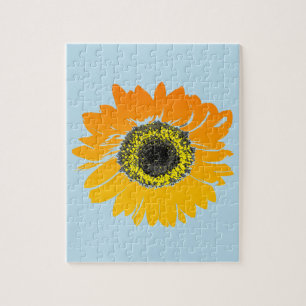 Quebra-cabeça DE JIGSAW ART ART SUNFLOWER