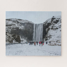 Quebra-cabeça de Jigsaw da Islândia - Cascata de S