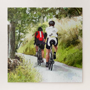 QUEBRA-CABEÇA DE JIGSAW DE CICLAGEM