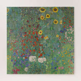 Quebra-cabeça de JIGSAW: GUSTAV KLIMT : JARDIM faz