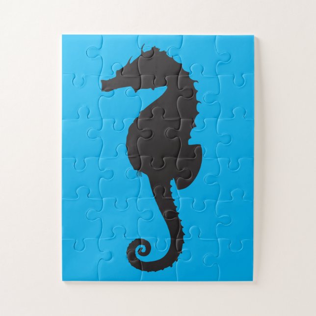 QUEBRA-CABEÇA DE JIGSAW SEAHORSE (Vertical)