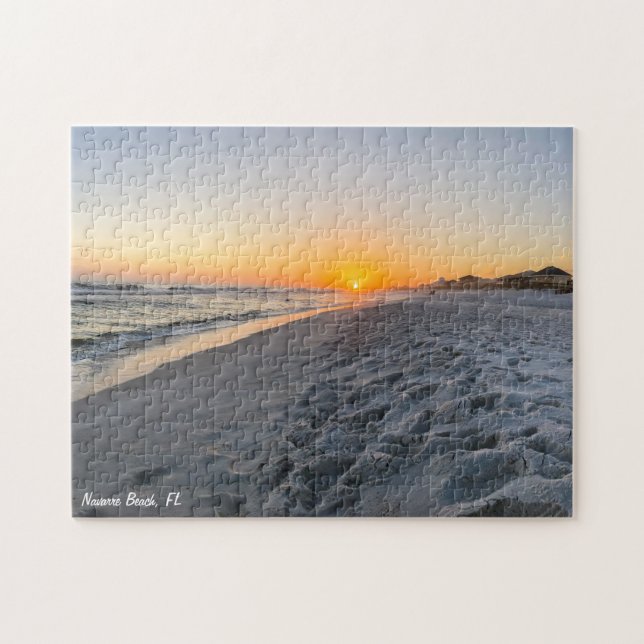 Quebra-cabeça de Jigsaw Sunset da Flórida Navarre  (Horizontal)