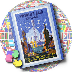 Quebra-cabeça de Jigsee - Feira Mundial de Chicago