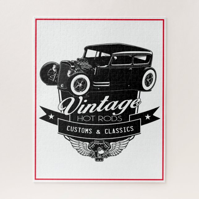 Quebra-cabeça de Jigsera de Hot Rods (Vertical)