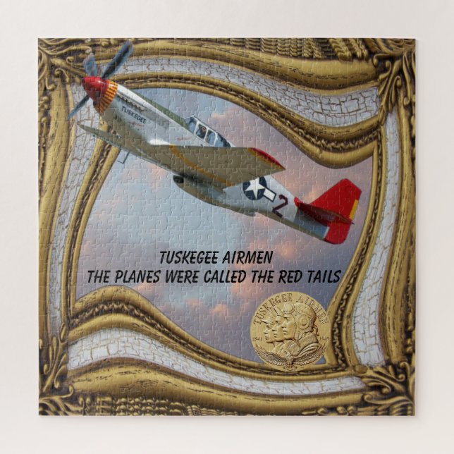 Quebra-cabeça de Jigserra de Tuskegee Airmen-RED T (Vertical)