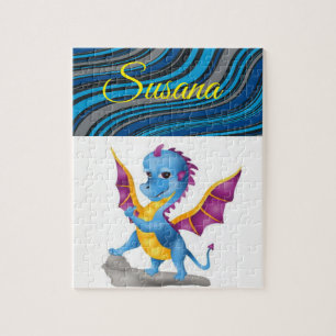 Quebra-cabeça de Jigserra Decorativo Dinossauro