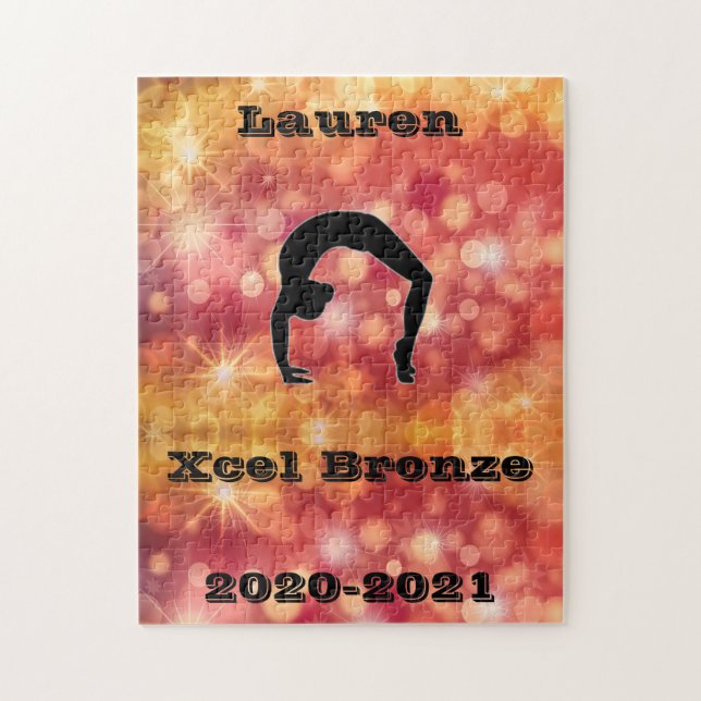 Quebra-cabeça de Jigserta da ginástica do Xcel Bro (Vertical)