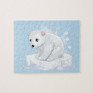Quebra-cabeça de Jogo do Urso Polar de Bebê