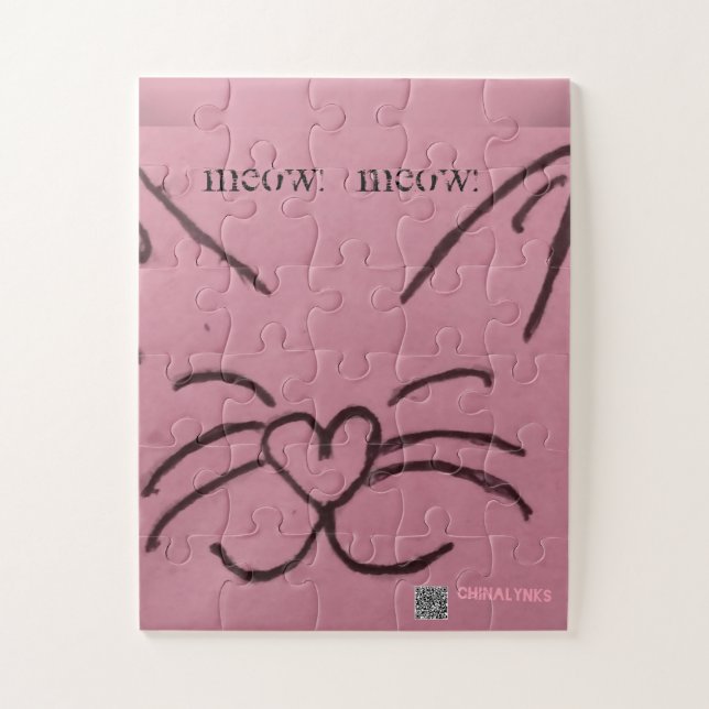 QUEBRA-CABEÇA DE KITTEN CUTE (Vertical)