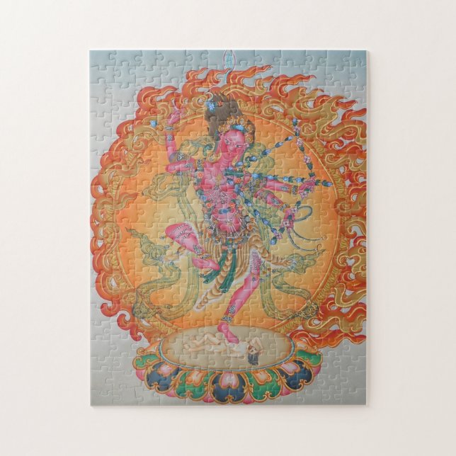 Quebra-cabeça de Kurukulla (Vertical)