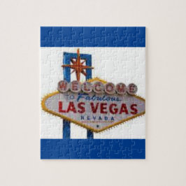 Quebra-cabeça de Las Vegas com caixa de presentes