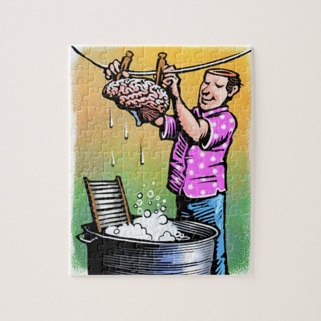 Quebra-cabeça de lavagem do cérebro (Vertical)