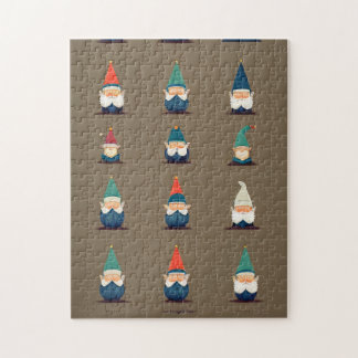 Quebra-cabeça de Linha Gnome Whimsical
