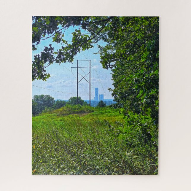 Quebra-cabeça de Linhas de Cidade (Vertical)