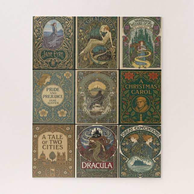 Quebra-cabeça de Literatura Clássica (Vertical)