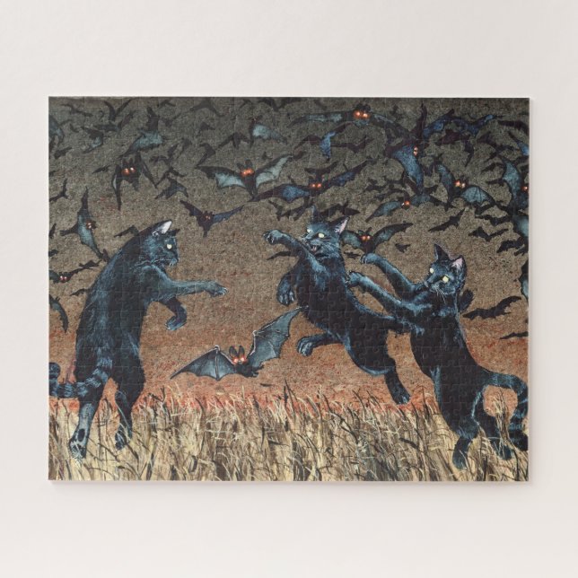 Quebra-cabeça de Lote de Gatos (Horizontal)