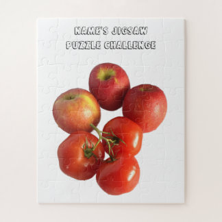Quebra-cabeça de Maçãs e Tomates Frescos