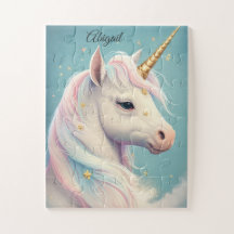 Quebra-cabeça de magia do Unicórnio para crianças