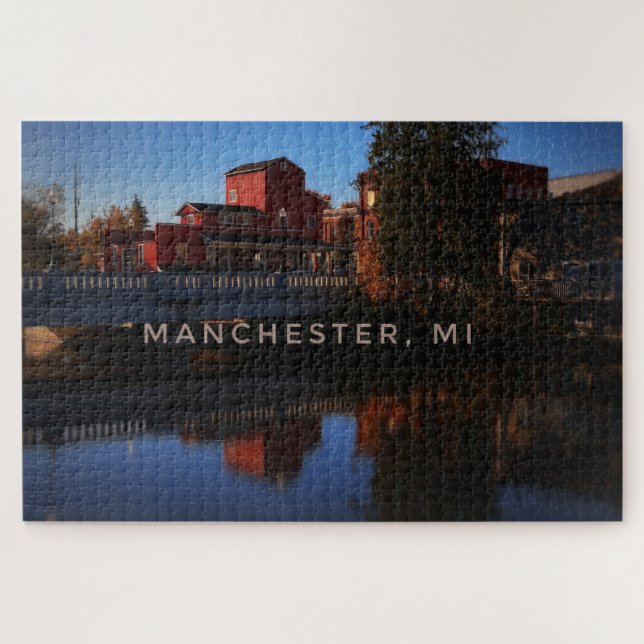 Quebra-cabeça de Manchester Michigan (Horizontal)