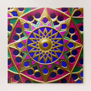 quebra-cabeça de mandala