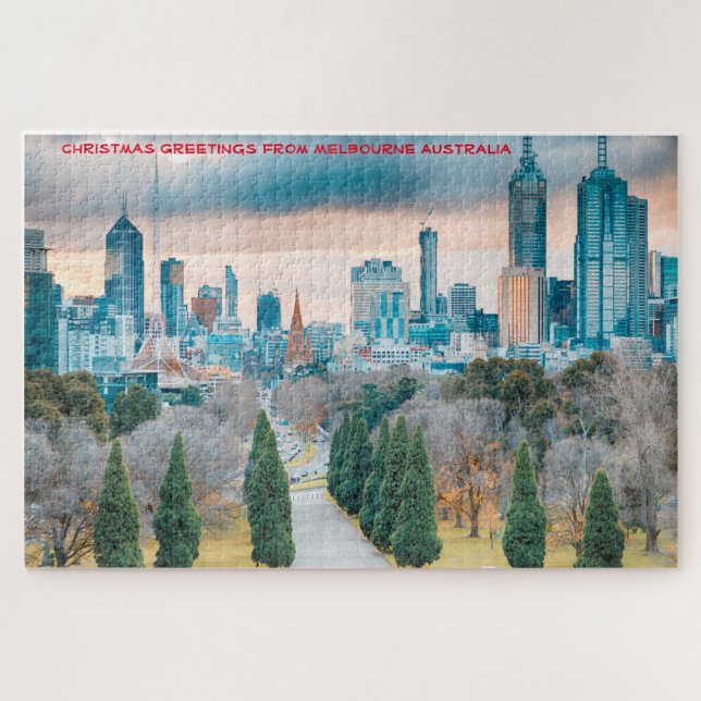 Quebra-cabeça de Melbourne Austrália (Horizontal)