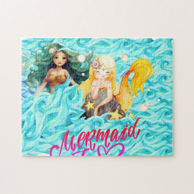 Quebra-cabeça de Mermaid (Horizontal)