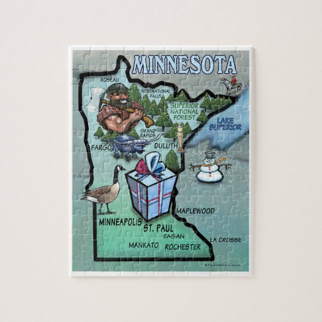 Quebra-cabeça de Minnesota (Vertical)