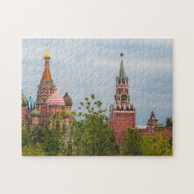 Quebra-cabeça de Moscou Rússia (Horizontal)