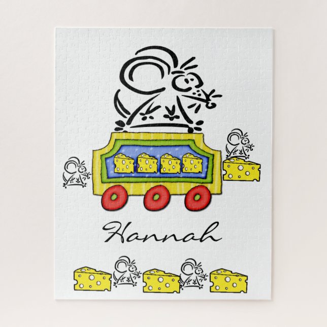 Quebra-cabeça de Mouse Cheese Ride (Vertical)