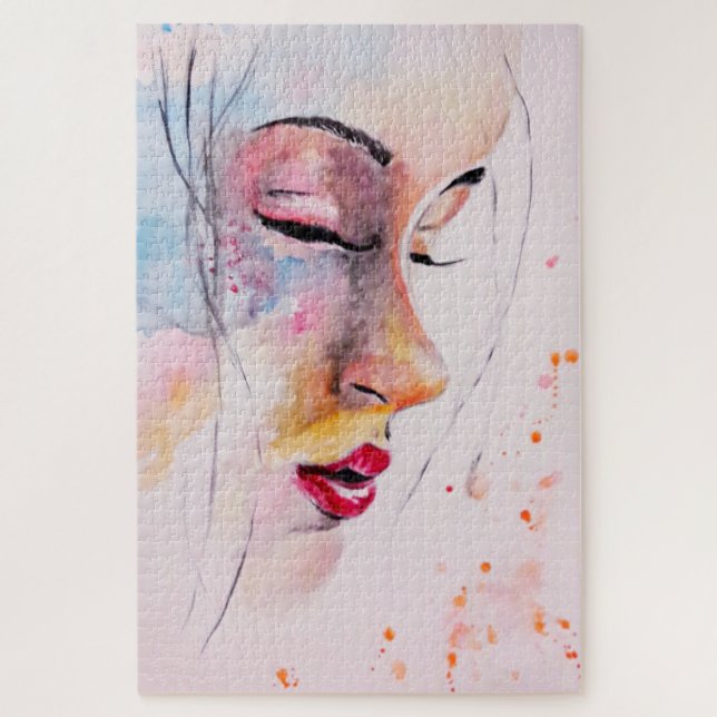 Quebra-cabeça de mulheres sonhando (Vertical)