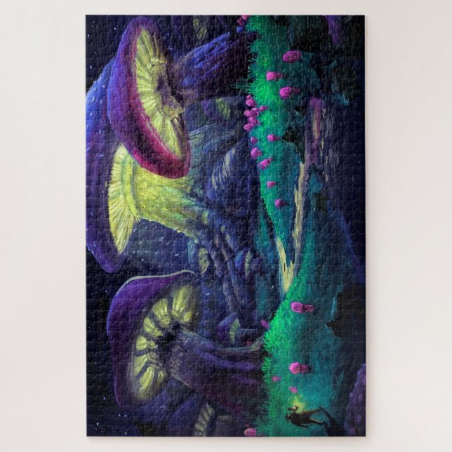 Quebra-cabeça de Mushroom City (Vertical)