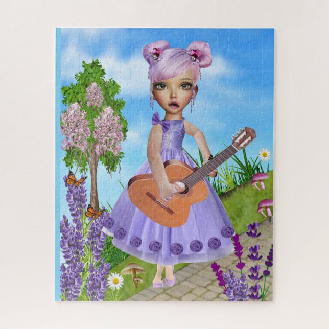 Quebra-cabeça de Música para Meninas (Vertical)