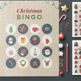 Quebra-cabeça de Natal Colorida Bingo Jigsee