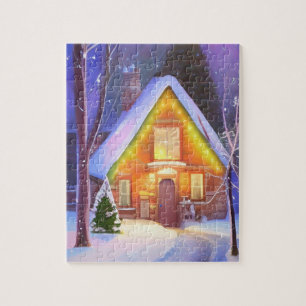 Quebra-cabeça DE NATAL DE ARTE DE NEVE