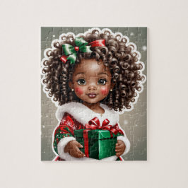 Quebra-cabeça de Natal de Garota Americana