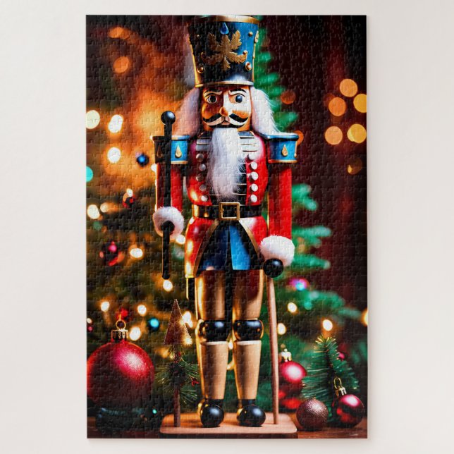 Quebra-cabeça de Natal de Noz-Cracker (Vertical)