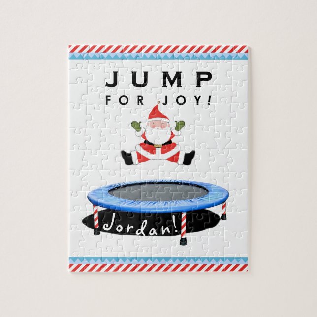 Quebra-cabeça de Natal de Trampolim (Vertical)