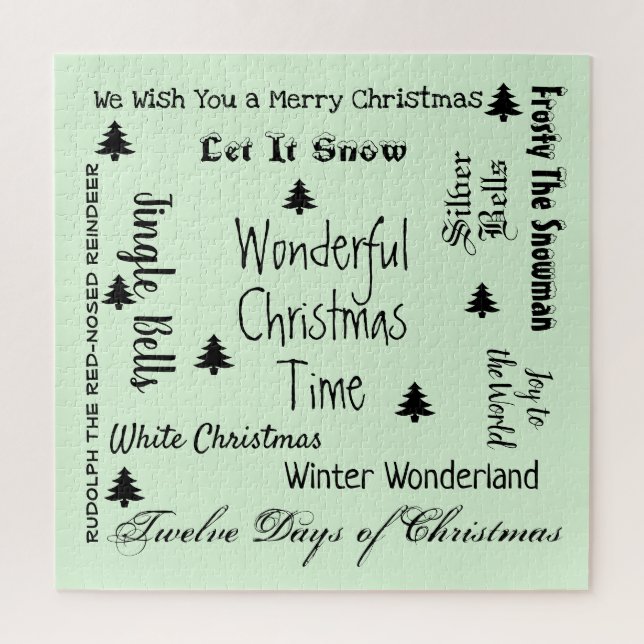 Quebra-cabeça de Natal Difícil Feriado (Vertical)