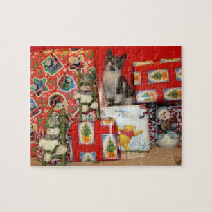 Quebra-cabeça de Natal do Bob - Gato / Gatinho